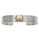 ゴローズ goro's サイズ:M 平打ちブレス M ブレスレット(シルバー×ゴールド 33.51)【222142】【HJ08】【小物】【中古】bb443#ri...