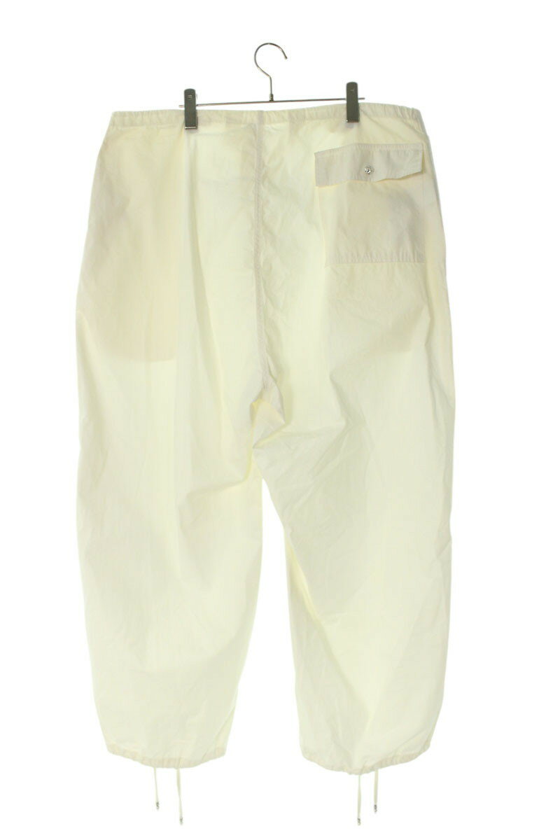 クロムハーツ Chrome Hearts　サイズ:FREE PARACHUTE PANTS サイドラインパラシュートロングパンツロングパンツ(ホワイト)【322142】【SJ02】【メンズ】【中古】bb17#rinkan*B