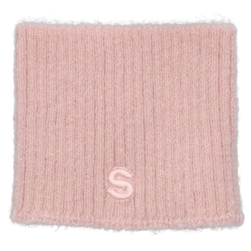 サカイ Sacai 24-0884S S刺繍モヘヤ混ネックウォーマー(ピンク)【401052】【BS99】【小物】【中古】bb326#rinkan*S