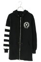 クロムハーツ Chrome Hearts サイズ:S BELLA HD LNG ベラハディッド パーカー(ブラック×ホワイト)【522142】【GZ11】【メン...