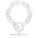 エルメス HERMES サイズ:12LINK Chaine d'Ancre GM シェーヌダンクルGMシルバーブレスレット(シルバー 68.87g)【40105...