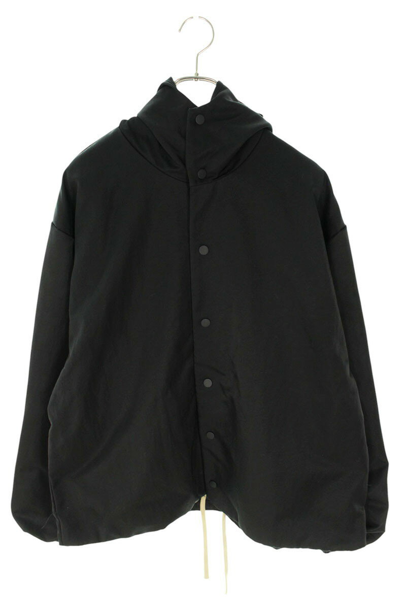 フィアオブゴッド FEAR OF GOD サイズ:XS バックロゴ刺繍ナイロンブルゾン(ブラック)【922142】【BS99】【メンズ】【中古】bb17#rinkan*B