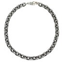 クロムハーツ Chrome Hearts サイズ:8inch PAPER CHAIN ペーパーチェーン シルバーブレスレット(シルバー 14.99g)【8010...