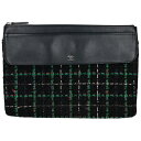 シャネル CHANEL ココマークツイードクラッチバッグ(ブラック)【601052】【SS13】【小物】【中古】bb420#rinkan*B