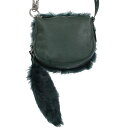 バーバリー Burberry 8075789 エコファーショルダーバッグ(グリーン)【121052】【BS99】【小物】【中古】bb356#rinkan*S