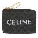 セリーヌ CELINE 10C662CA2 トリオンフキャンバスコインケース(ブラウン)【521052】【BS99】【小物】【中古】bb410#rinkan*...