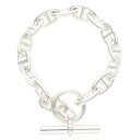エルメス HERMES サイズ:15LINK Chaine d'Ancre GM シェーヌダンクルGMシルバーブレスレット(シルバー 75.99g)【12105...