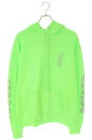 クロムハーツ Chrome Hearts サイズ:L SWTSHRT HD PLVR LTD マイアミ限定ホースシュープリントプルオーバーパーカー(グリーン×シ...