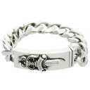 クロムハーツ Chrome Hearts サイズ:13LINK ID DAGGER ダガーIDクラシックリンク シルバーブレスレット(シルバー 121.61g)...