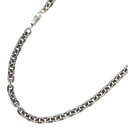 クロムハーツ Chrome Hearts サイズ:18inch PAPER CHAIN 18 ペーパーチェーン18inch シルバーネックレス(シルバー 31.75g)【521052】【OM10】【小物】【中古】bb205#rinkan*B(4)