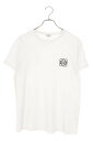 ロエベ LOEWE サイズ:S H6109230CR アナグラム刺繍Tシャツ(ホワイト)【804052】【OM10】【メンズ】【中古】bb187#rinkan*...