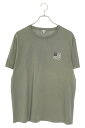 ロエベ LOEWE サイズ:L H526Y22J26 アナグラム刺繍Tシャツ(カーキ)【624052】【FK04】【メンズ】【中古】bb187#rinkan*D