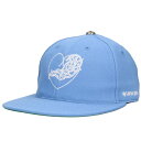 クロムハーツ Chrome Hearts サイズ:7.5 FITTED WOOL ACRYLIC SERGE ハートロゴ刺繍ベースボール帽子(ブルー)【6210...