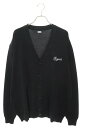 シークエル SEQUEL サイズ:XL 23AW SQ-23AW-KN-05 ロゴ刺繍ニットカーディガン(ブラック)【102052】【BS99】【メンズ】【中古...