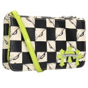 クロムハーツ Chrome Hearts The Night 99eyes セメタリーパッチレザーハンドバッグ(ホワイト×ブラック×グリーン調)【821052...