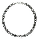 クロムハーツ Chrome Hearts サイズ:8inch PAPER CHAIN ペーパーチェーン シルバーブレスレット(シルバー 15.14g)【1020...