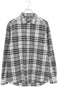バーバリー Burberry サイズ:S 8020866 ノヴァチェック柄コットン長袖シャツ(グレー調)【202052】【BS99】【メンズ】【中古】bb411#rinkan*B