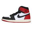 ナイキ NIKE サイズ:23cm AIR JORDAN 1 RETRO HIGH OG DZ5485-106 エアジョーダン1 レトロ ブラックトゥリイマジンドスニーカー(ホワイト×ブラック×レッド)【902052】【BS99】【メンズ】【小物】【中古】bb33#rinkan*S(4)