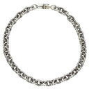 クロムハーツ Chrome Hearts サイズ:7inch PAPER CHAIN ペーパーチェーン シルバーブレスレット(シルバー 12.93g)【2020...