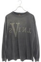 セントマイケル SAINT MICHAEL ×ヴィーロン VLONE サイズ:L 22AW SM-A22-0000-076 バックマリアプリント長袖カットソー(...