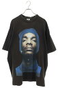 ヴェトモン VETEMENTS サイズ:S WF17TP14 スヌープドッグプリントオーバーサイズTシャツ(ブラック)【804052】【SS13】【メンズ】【中...