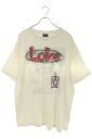 セントマイケル SAINT MICHAEL サイズ:XXXL 22SS SM-S22-0000-001 LOVEプリントヴィンテージ加工Tシャツ(ホワイト)【8...