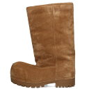 バレンシアガ BALENCIAGA サイズ:43 ALASKA FUR HIGH アラスカファーハイスエードブーツ(ブラウン)【302052】【SB01】【メン...