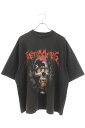 ヴェトモン VETEMENTS サイズ:XS OVERSIZED HEAVY METAL PRINT TEE MAH18TR34 オーバーサイズヘビーメタルスカ...