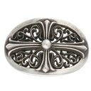 クロムハーツ Chrome Hearts BUCKL OVAL CROSS1.5 1.5クラシックオーバルクロス シルバーバックル(シルバー 169.28g)...