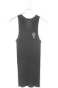 クロムハーツ Chrome Hearts サイズ:M ビーズクロスタンクトップ(ブラック×ブラウン×ゴールド)【012052】【SJ02】【メンズ】【中古】bb...