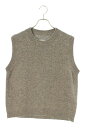 メゾンマルジェラ Maison Margiela サイズ:S S50FB0104 クルーネックニットベスト(ブラウン)【212052】【BS99】【レディース】【中古】bb33#rinkan*S(4)