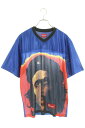 シュプリーム SUPREME サイズ:M 21SS Che Football Top フットボールジャージTシャツ(ブルー)【103052】【BS99】【メンズ...
