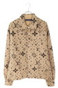ルイヴィトン LOUISVUITTON サイズ:50 25SS RM251MJ FRW HSB39W モノグラムウールシルクアンドカシミヤオーバーシャツブルゾン...