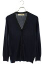 マルニ MARNI サイズ:44 CDMGQ00Q00FZ551 ウールカーディガン(ネイビー)【612052】【BS99】【メンズ】【中古】bb410#rin...