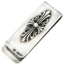 クロムハーツ Chrome Hearts MNY CLIP SM フローラルモチーフマネークリップ(シルバー 89.5g)【612052】【SJ02】【小物】...