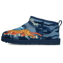 パレス Palace ×アグ UGG サイズ:29cm 24AW ウルトラミニブーツ アニマル刺繍ブーツ(ネイビー)【512052】【BS55】【メンズ】【小物...
