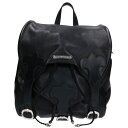 クロムハーツ Chrome Hearts BACKPACK-S スモールバックパック ガンスリンガーレザーベルトバックパック(ブラック×シルバー)【61205...