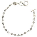 ビルウォールレザー Bill Wall Leather Mini Cross Heart Wallet Chain ミニクロスハートシルバーウォレットチェーン(シルバー 124.52g)【107052】【BS99】【小物】【中古】bb317#rinkan*B
