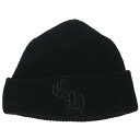 クロムハーツ Chrome Hearts WOOL WATCH CAP ウールワッチキャップ CHステッチアクリルキャップ(ブラック)【612052】【SJ0...