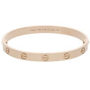カルティエ Cartier サイズ:17 LOVE BRACELET K18PG ラブブレスレット(ピンクゴールド 31.3g)【222052】【NO05】【小...
