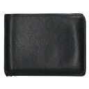 ルイヴィトン LOUISVUITTON M62901 ポルトフォイユ ミュルティプル モノグラム二つ折り財布(ブラック)【912052】【BS99】【小物】【中古】bb389#rinkan*B(4)
