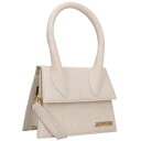ジャックムス JACQUEMUS ロゴコットン2WAYハンドバッグ(オフホワイト)【122052】【BS99】【小物】【中古】bb384#rinkan*A