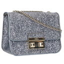 フルラ FURLA チェーンショルダーバッグ(シルバー)【222052】【BS99】【小物】【中古】bb132#rinkan*B