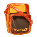 レディメイド READYMADE サイズ:S SMALL SHOULDER BAG PVCショルダーバッグ(オレンジ×ブラック)【222052】【HJ12】【小...