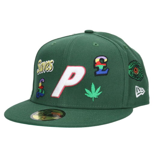 パレス Palace ×ニューエラ New Era サイズ:7.625 マルチアプリケベースボールキャップ(グリーン)【222052】【BS99】【小物】【中古】bb212#rinkan*A パレス Palace ×ニューエラ New Era サイズ:7.625 マルチアプリケベースボールキャップ(グリーン)【222052】【BS99】【小物】【中古】bb212#rinkan*A