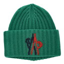 モンクレールジーニアス Moncler Genius E20919928850 ロゴ刺繍ビーニー(グリーン)【322052】【BS99】【小物】【中古】bb423#rinkan*B