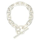 エルメス HERMES サイズ:13LINK Chaine d'Ancre TGM シェーヌダンクルTGMシルバーブレスレット(シルバー 113.37g)【52...