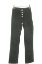 クロムハーツ Chrome Hearts サイズ:23インチ DNM PANTS BLK 旧式 フレアニーステッチデニムパンツ(ブラック)【222052】【GZ...