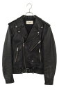 セリーヌ CELINE サイズ:48 クラシックバイカー 2E158599E ダブルライダースレザージャケット(ブラック)【522052】【SS13】【メンズ】...