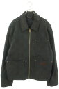 ルイヴィトン LOUISVUITTON サイズ:60 24AW RM242M MKD HRB91W レザー切替ダミエワークジャケットブルゾン(ブラック)【522...